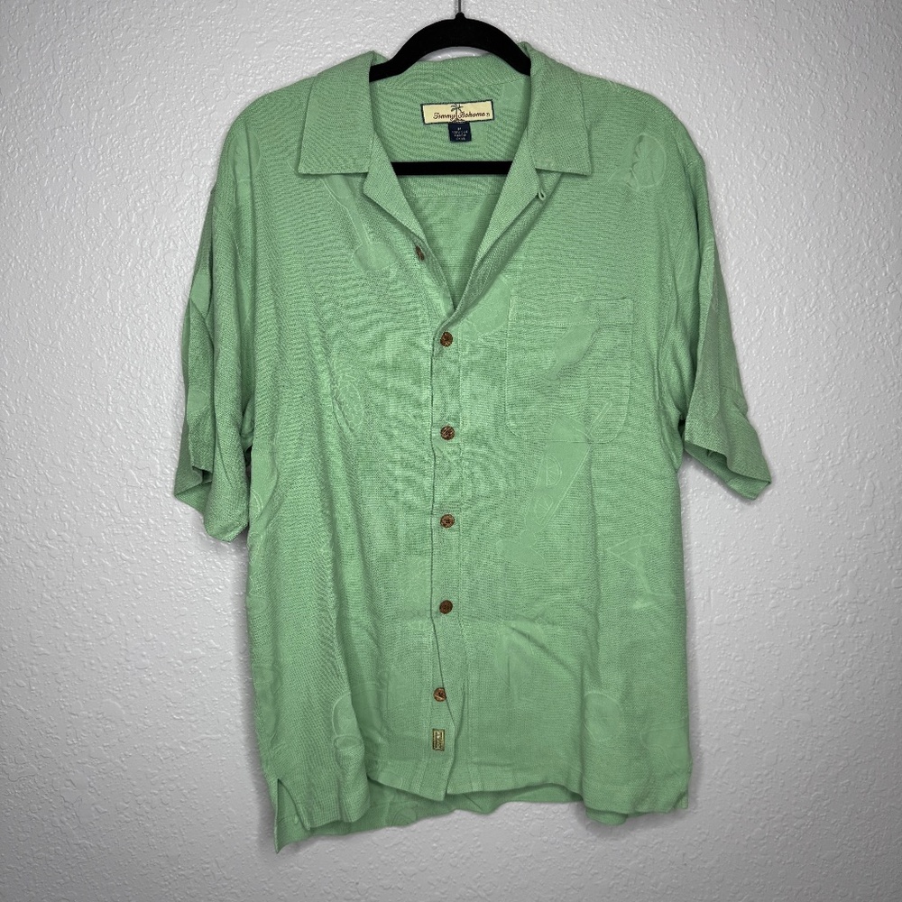 Tommy Bahama Mint Green Short sleeve shirt